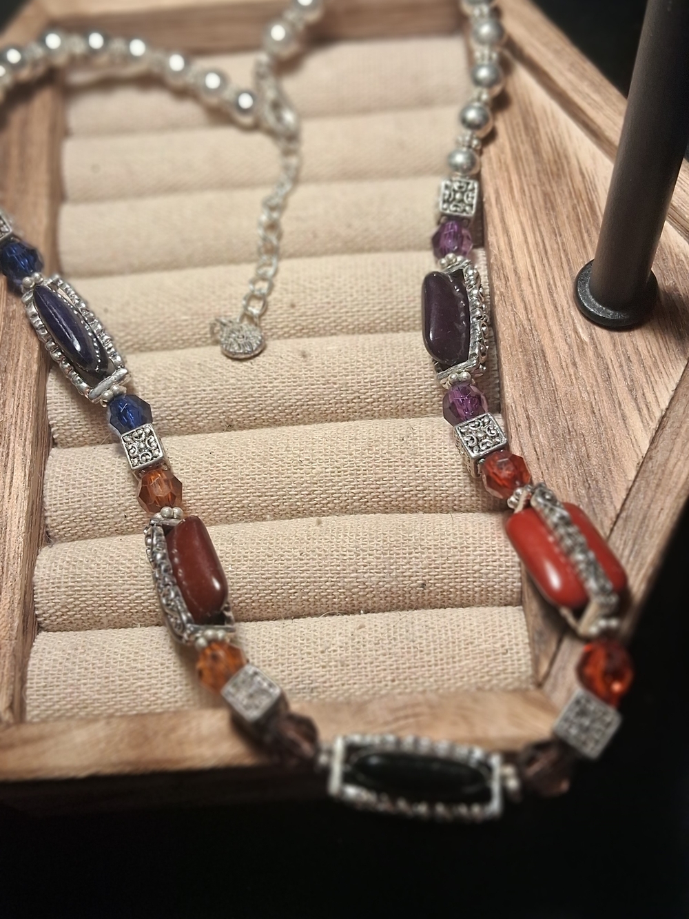 Multicolor Beaded Statement Necklace